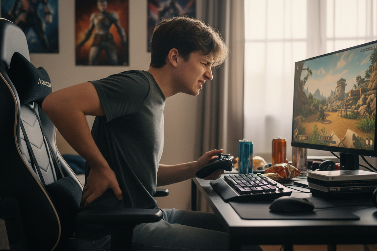 que sea mas joven , como si estuviera jugando a la play